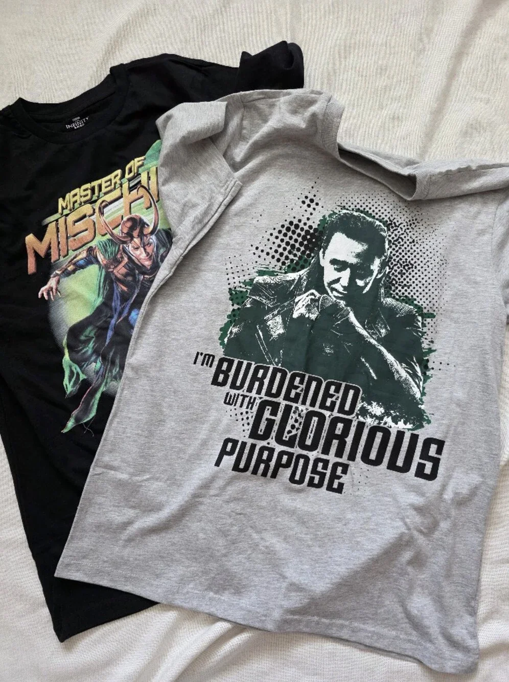 Marvel Avengers Loki Big Boys 2 Pack T-Shirts Infinity Saga Sz 18/20
